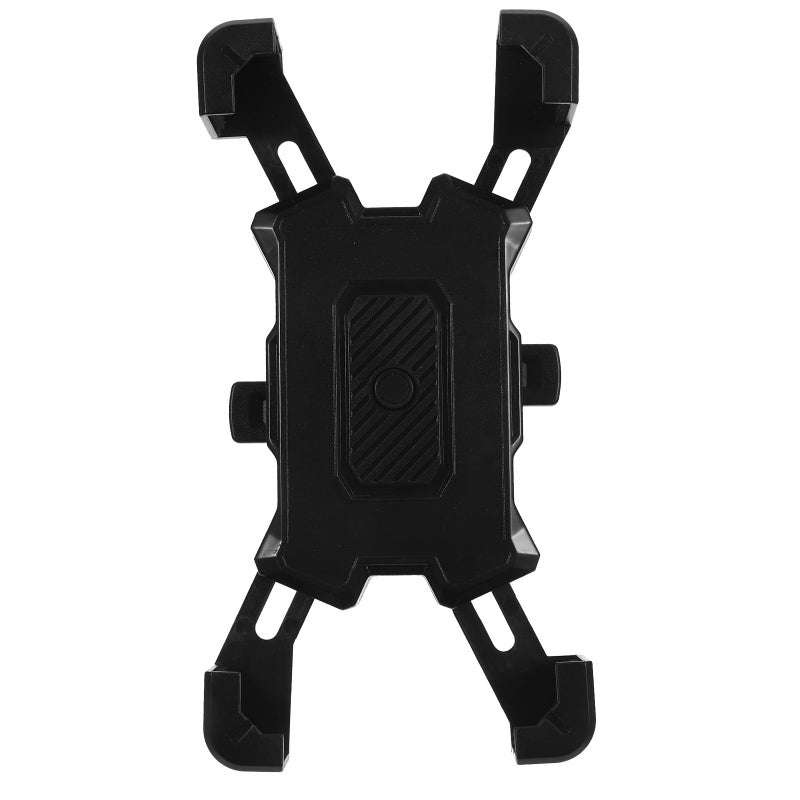 Compact Black Bike Phone Holder with Vibration Dampener for Cycling Navigation - Image 2