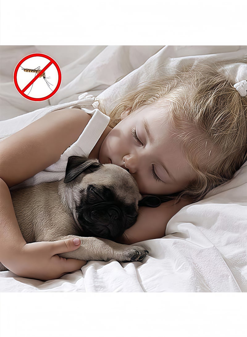 تخيل شاشات نوافذ مغناطيسية، ستائر شبكية ذاتية الإغلاق، متينة وسهلة التركيب، مثالية لغرف التكييف وغرف النوم والحمامات (أبيض) - Image 3