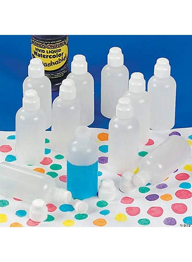 Fun Express Dauber Bottles. Set Of 12 Refillable Markers Bingo Game Supplies And Kid Crafts - Image 1