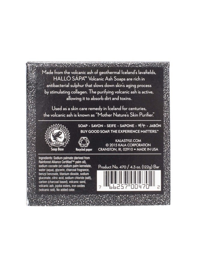 HALLÓ SÁPA Hallo Sapa Hello Soap Volcanic Ash Bar Soap 4.3Oz By Hallo Sapa - Image 3