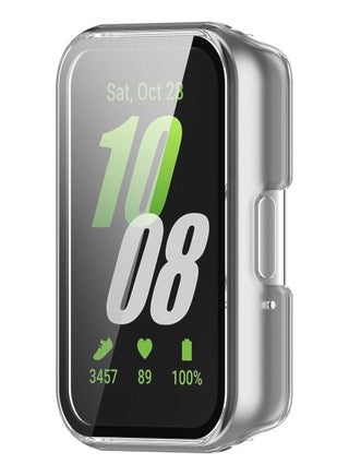 غطاء Samsung Galaxy Fit 3 مصنوع من البلاستيك الصلب مع واقي شاشة من الزجاج المقوى، غطاء حماية شامل - view 3
