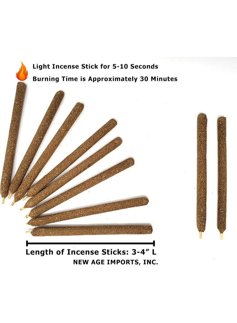 New Age Imports, Inc. Premium Palo Santo Holy Wood 3-4" Inches Size Hand Rolled Incense Sticks from Peru  - Image 2
