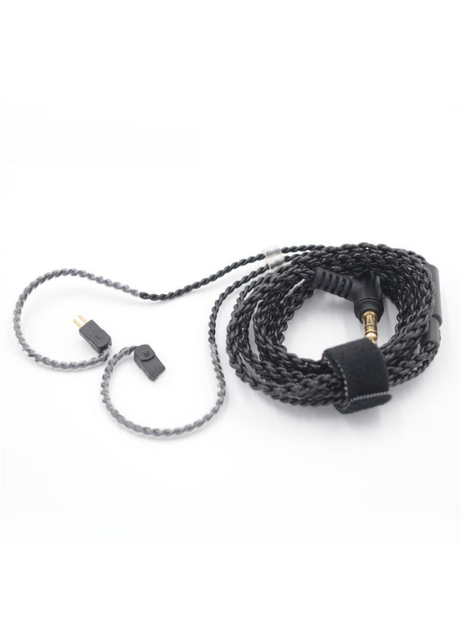 BQEYZ DIY Earphone Cable 3.5mm Plug Dual PIN 0.78mm Copper Wire Earphone Accessories Detachable Audio Cable For Headphones-Color:with Wheat Version-Line Length:1.2 M - Image 2