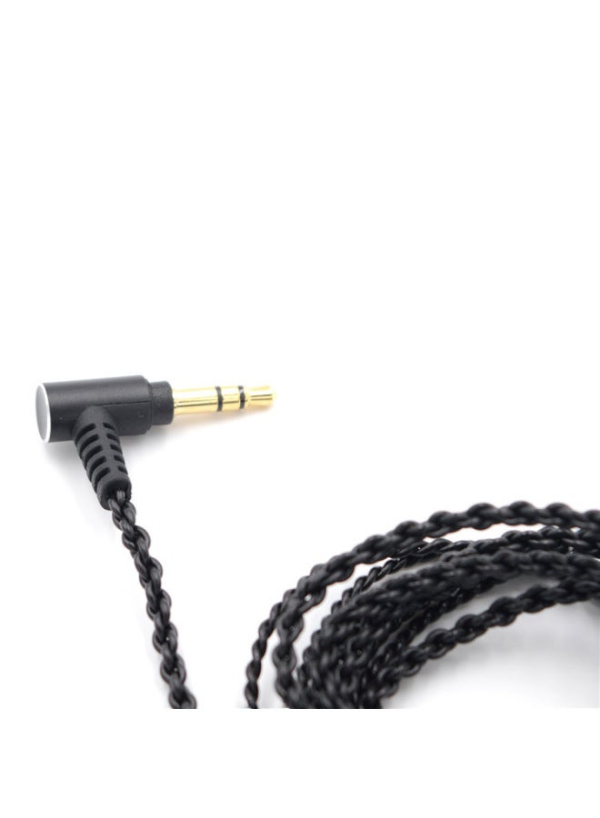 BQEYZ DIY Earphone Cable 3.5mm Plug Dual PIN 0.78mm Copper Wire Earphone Accessories Detachable Audio Cable For Headphones-Color:with Wheat Version-Line Length:1.2 M - Image 4
