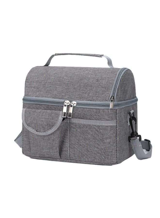 حقيبة غداء كبيرة معزولة حرارياً للنزهات للنساء والرجال حقيبة نزهة للأطفال - Image 1