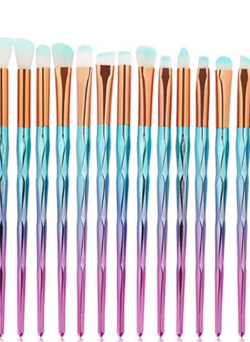 نيبمينينت مجموعة من 20 فرشاة مكياج احترافية متعدد الألوان - Image 2