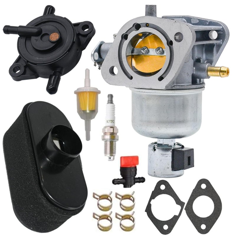 150040985 150040829 Carburetor Fit for Kawasaki FR651V FS651V FR691V FS691Vfor John Deere X320 X324 X380 Husqvarna Z254f Toro SS5050 SS5000Carb With Fuel Pump Air Filter Replace 150047063