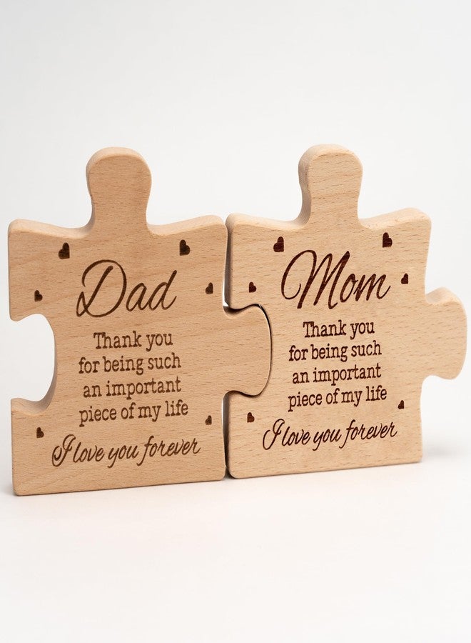 MAILAMCRAFT Mothers Day Puzzle Gifts for Mom, Heartwarming Birthday Puzzle Block Natural Wooden Engraved Gifts, Happy Mothers Day Decor Presents from Kids Daughter Son, Unique Keepsake Home Desk Decor, Mama Gift - Image 5