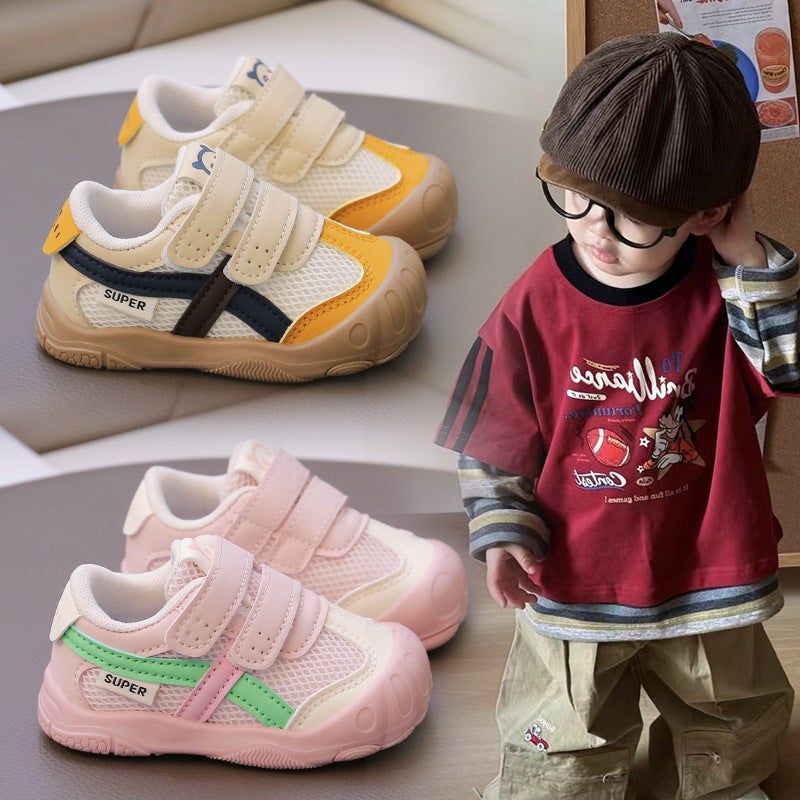 Mesh Sneakers Lightweight Flexible Sole Walking Shoes For Kids Indoor And Outdoor Activities - Image 2