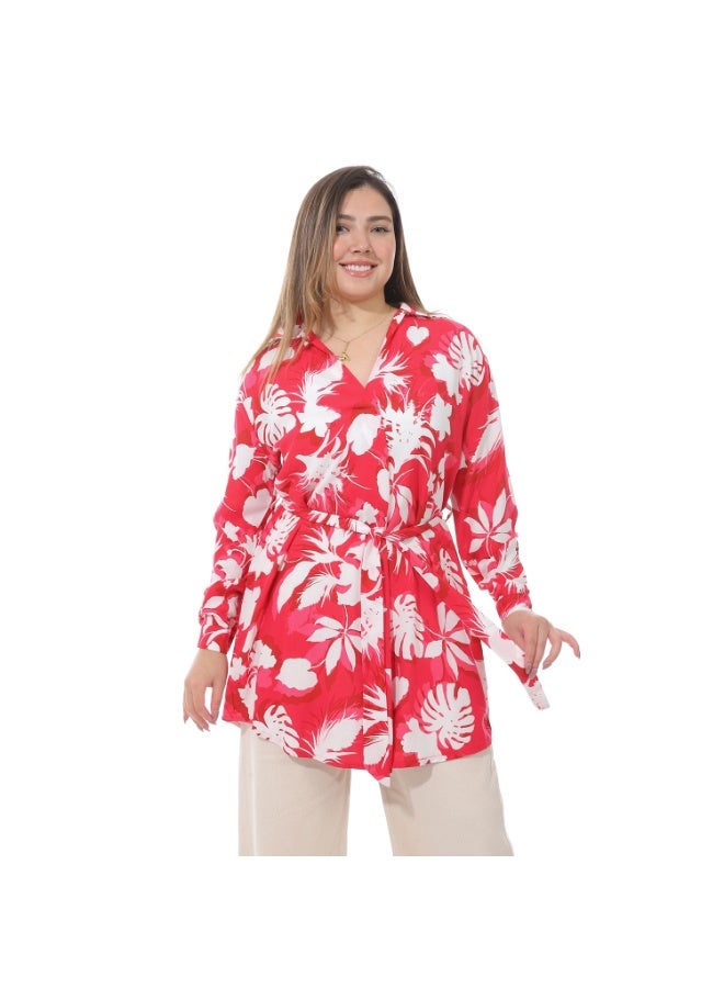 Cocktail 5728-blouse-red - Image 1