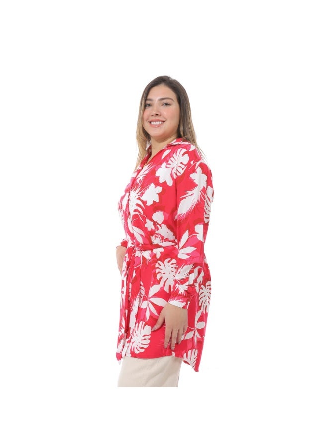 Cocktail 5728-blouse-red - Image 2
