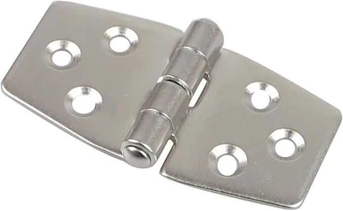 304 Stainless Steel Electrical Cabinet Hinges Distribution Box Control Cabinet Industrial Marine Hardware Silver - Image 1
