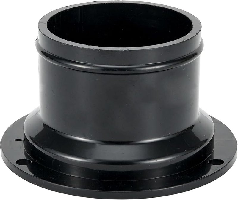 ABS Straight Pipe Flange Connector 50mm Secure Efficient Air Duct Connection - Image 2