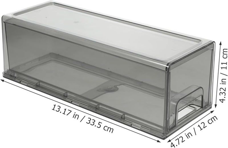 Tehaux Large Capacity Fridge Organizer Storage Box For Cans Fruits Vegetables Easy Clean - Image 5