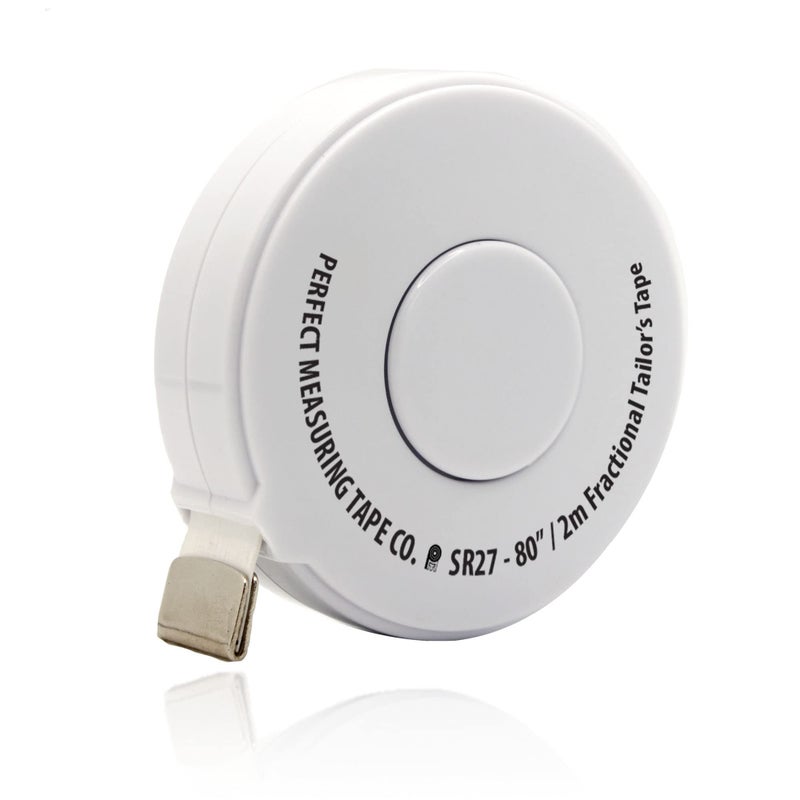 Perfect Measuring Tape Premium Retractable Tailors Tape Measure Crafters Tape 80 2m Pocket Sized Fractional Inch Metric Tape Measure for Fabric Body and Sewing Measurements