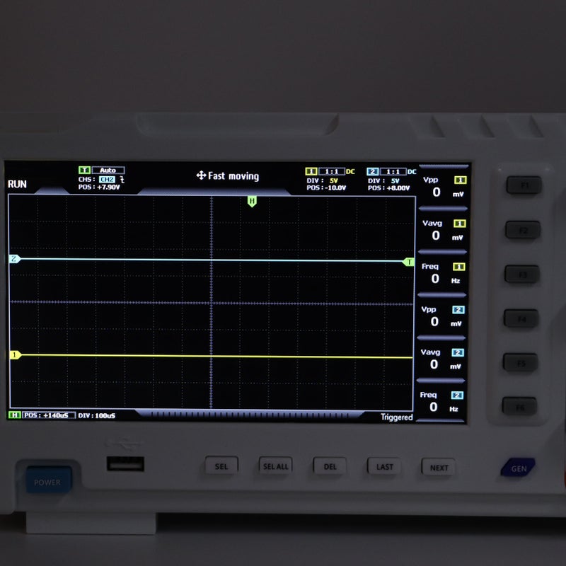 1014D LCD Digital Oscilloscope Portable 100MHz 2 Channel Oscilloscope Signal Generator - Image 4
