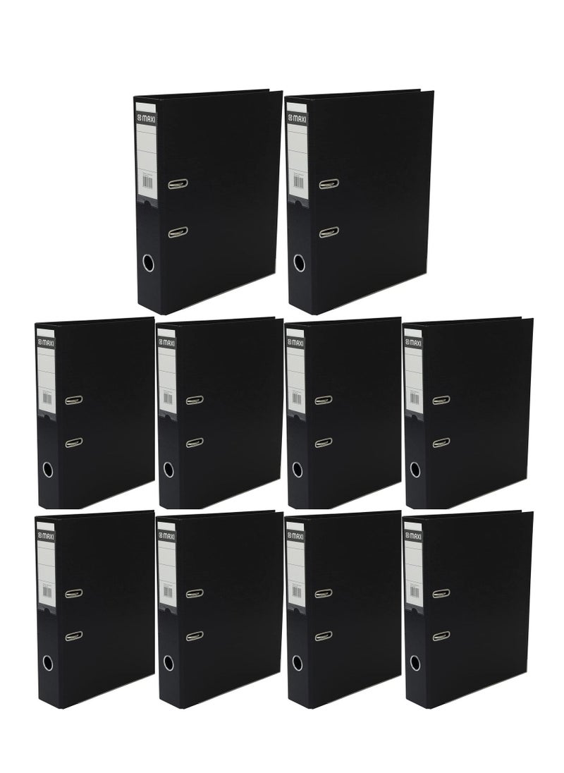 Maxi 10-Piece Office Box File Broad Black  - Image 1