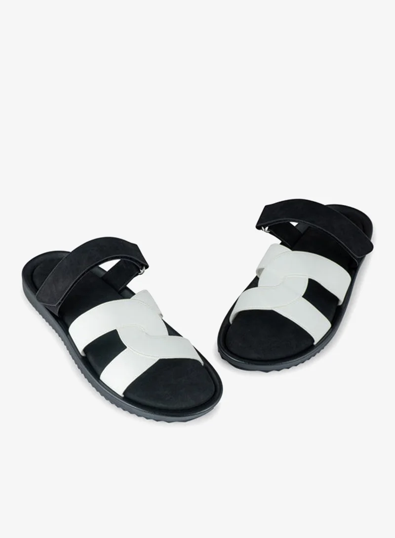 Vincci White Women Multi Strap Wedge Sandals for Women | Best Price UAE