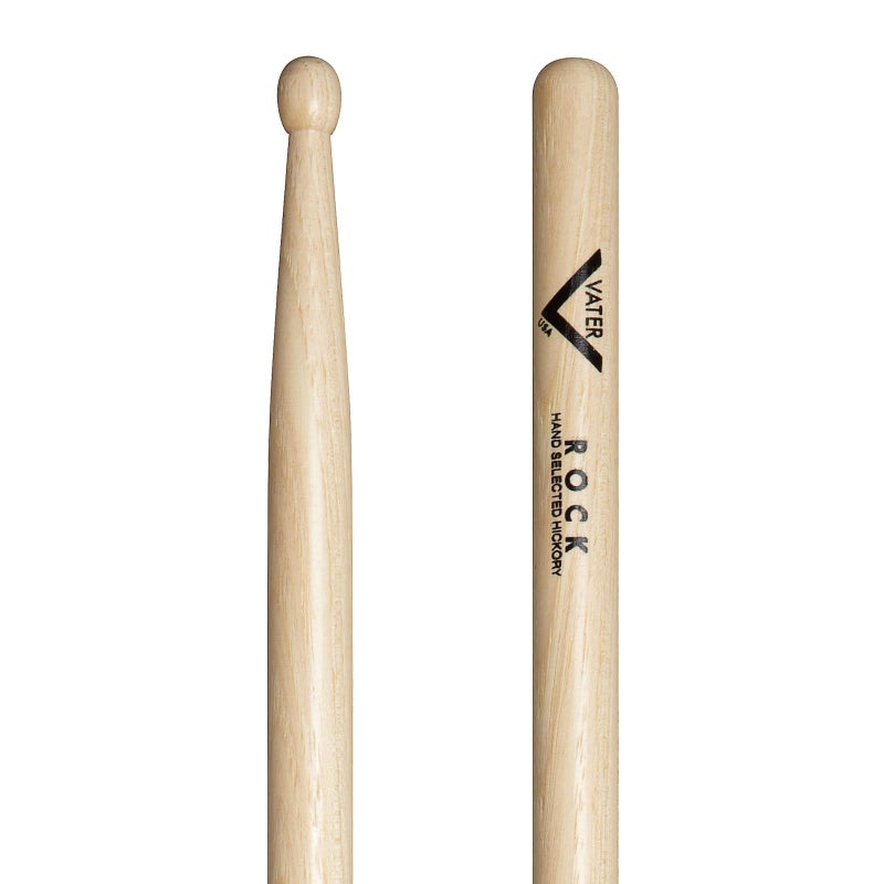 Vater Rock Wood Tip Hickory Drum Sticks, Pair - Image 1