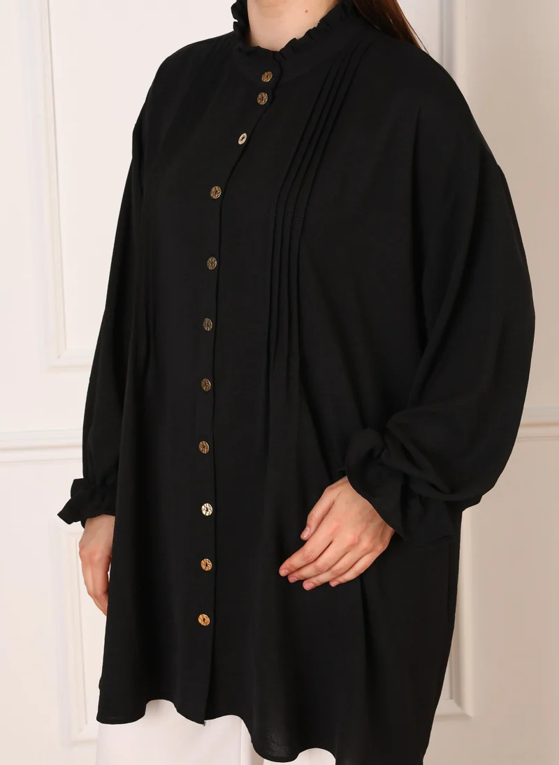 عالية من مودانيسا Black - Plus Size Tunic - Alia
