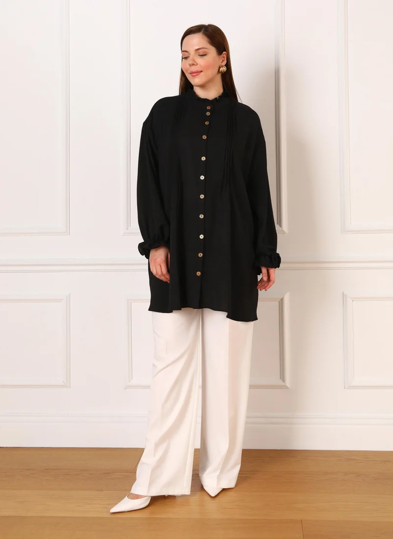 عالية من مودانيسا Black - Plus Size Tunic - Alia