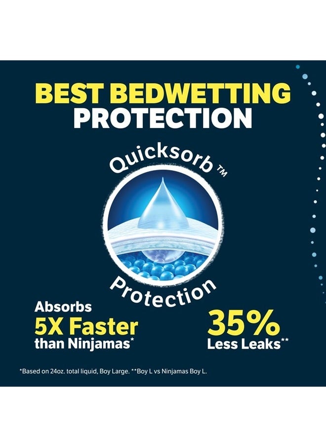 GoodNites Goodnites Boys' Nighttime Bedwetting Underwear, Size Large (68-95 lbs), 34 Ct (2 Packs of 17), Packaging May Vary  - Image 4