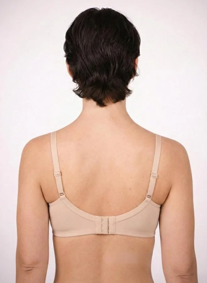 Munns And Mars  Pack of 2 - Lightly Padded Lycra T-Shirt Bra for Women | Best Price UAE