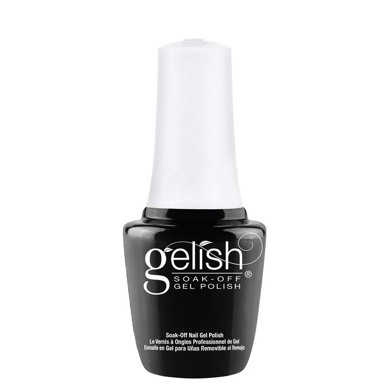 Gelish جلش ميني بلاك شادو طلاء أظافر جل قابل للإزالة، طلاء أظافر جل أسود، ألوان أظافر سوداء، ألوان أظافر داكنة، 0.3 أونصة. - Image 1