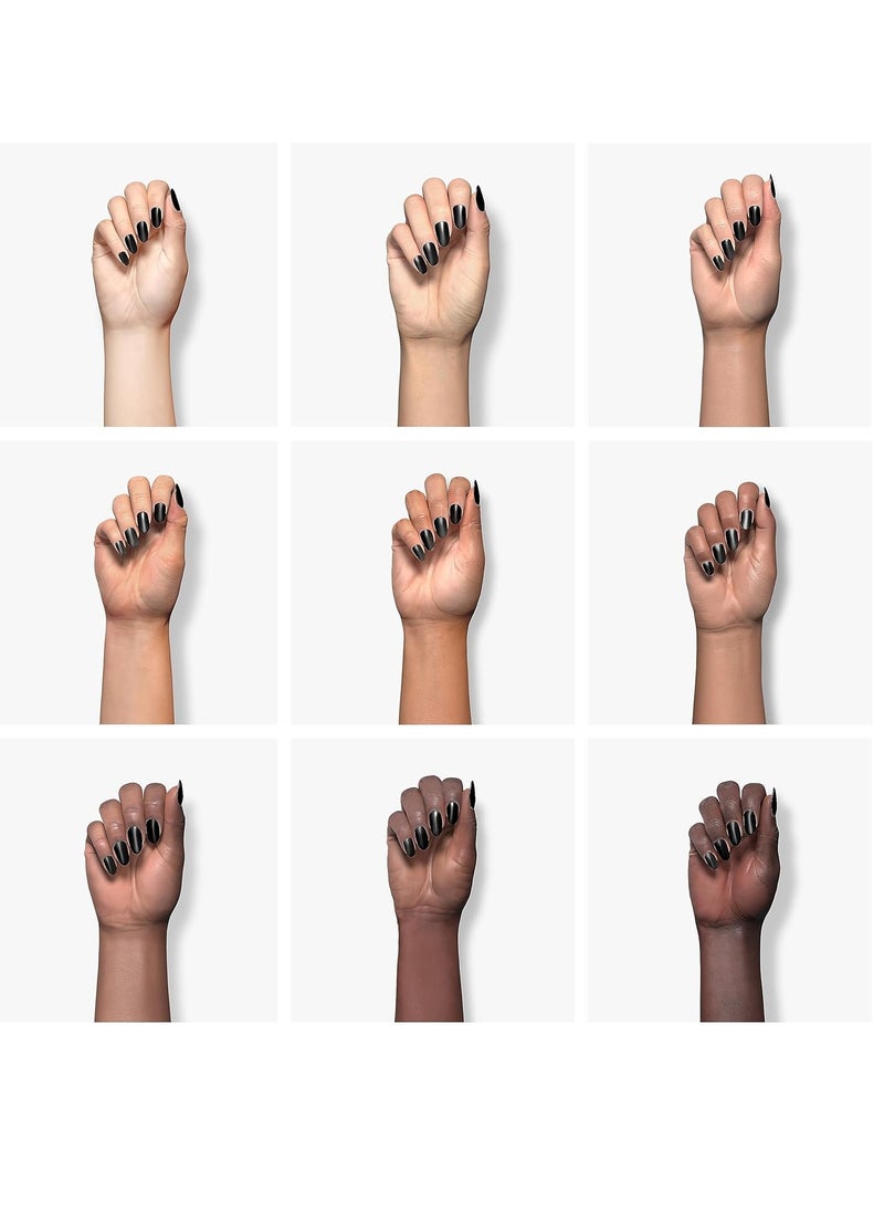 Gelish Gelish MINI Black Shadow Soak-Off Gel Polish, Black Gel Nail Polish, Black Nail Colors, Dark Nail Colors, 0.3 oz.  - Image 4