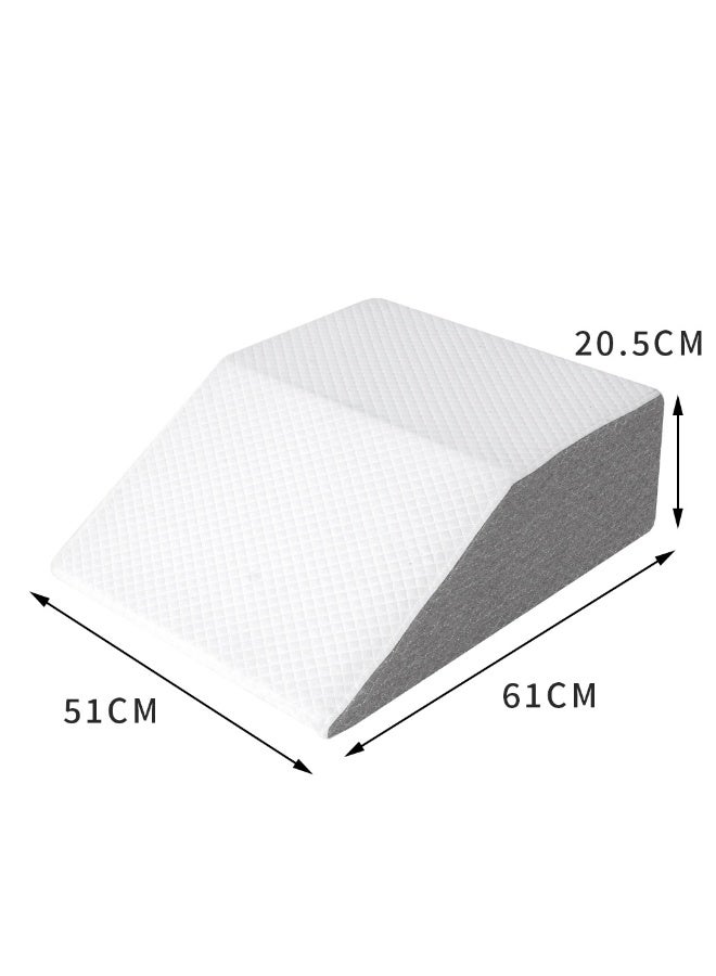 تودي جي هو وسادة اسفين متعددة الوظائف ، وسادة القدم ، رفع الساق ، واقي الخصر ، إسفنجة جنب السرير 61 * 51 * 20.5 سم - Image 2