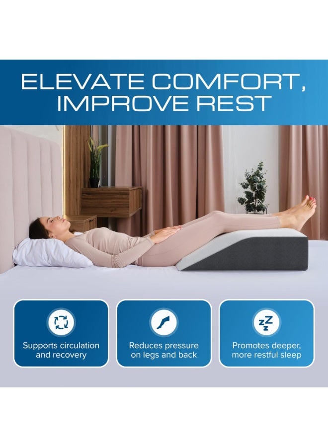 تودي جي هو وسادة اسفين متعددة الوظائف ، وسادة القدم ، رفع الساق ، واقي الخصر ، إسفنجة جنب السرير 61 * 51 * 20.5 سم - Image 5