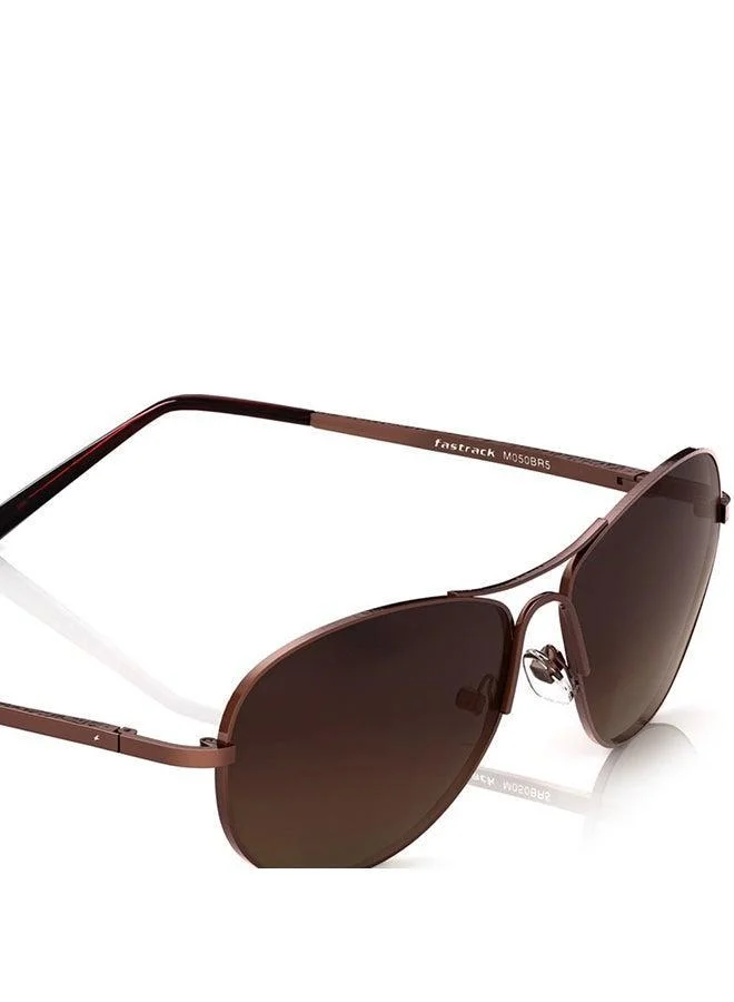 fastrack Brown Aviator Men Sunglasses