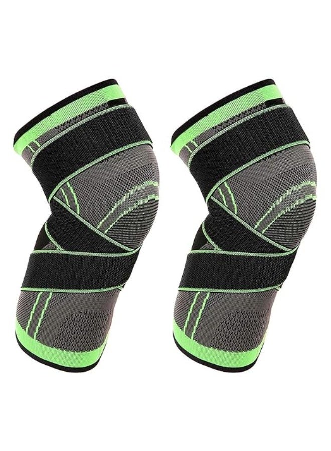 Premium Knee Support Brace (Pack of 2) – For Joint Pain & Sports Performance - Image 1