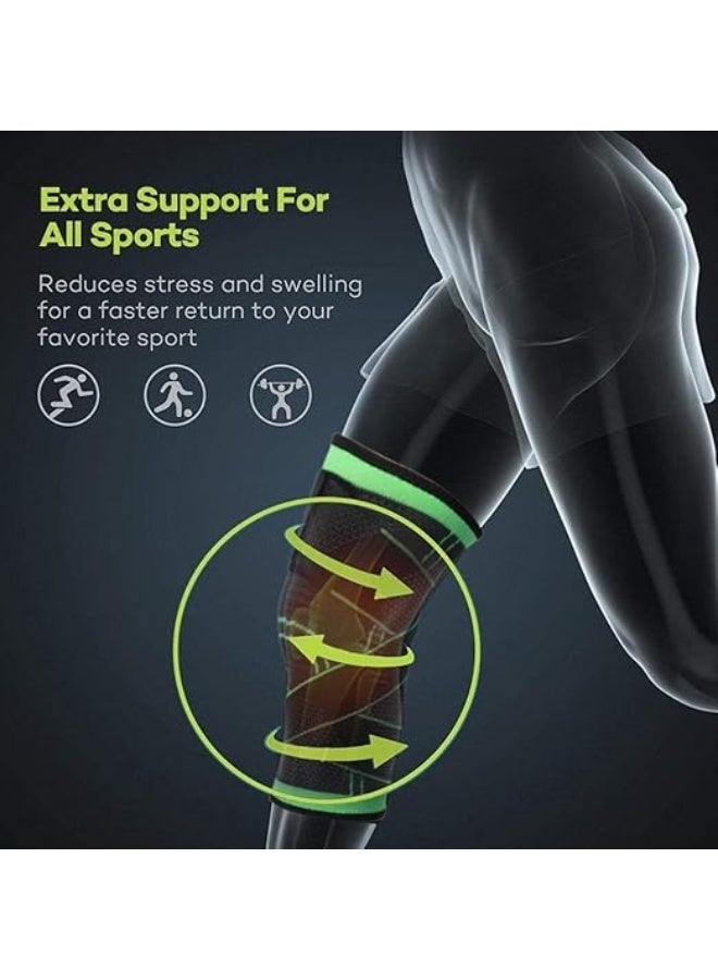 Premium Knee Support Brace (Pack of 2) – For Joint Pain & Sports Performance - Image 2