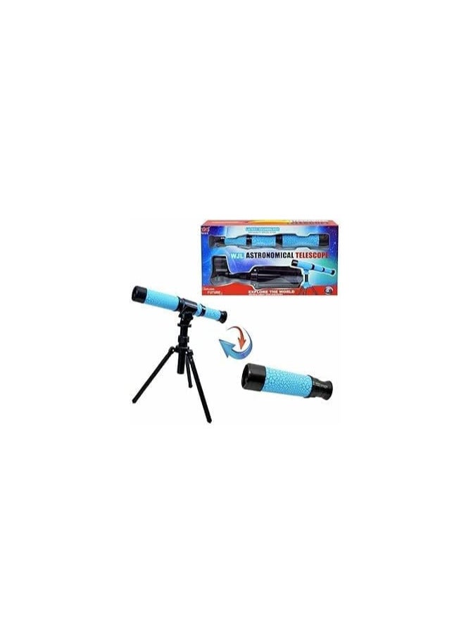 تلسكوب فلكي للأطفال (أزرق)