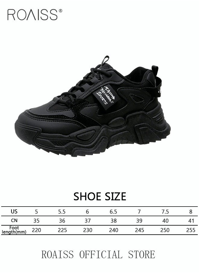 Women Casual Sneakers Versatile for Daily Use Flat and Comfortable Long Lace Design Lightweight and Breathable Non Slip Large Sole Athlesiure Shoes for Women