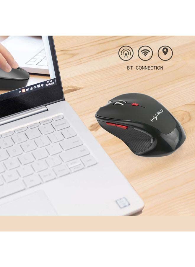 NIBEMINENT Ergonomic Design 2.4GHz Wireless Mouse Black  - Image 3