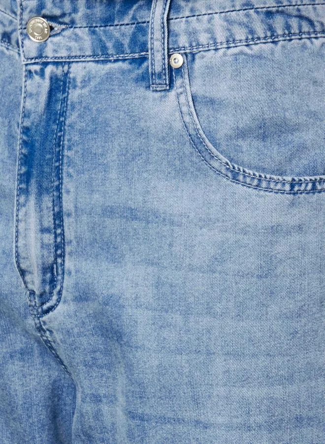 Splash FAV BLUE Men Baggy Fit Mid Rise Jeans for Men | Best Price UAE