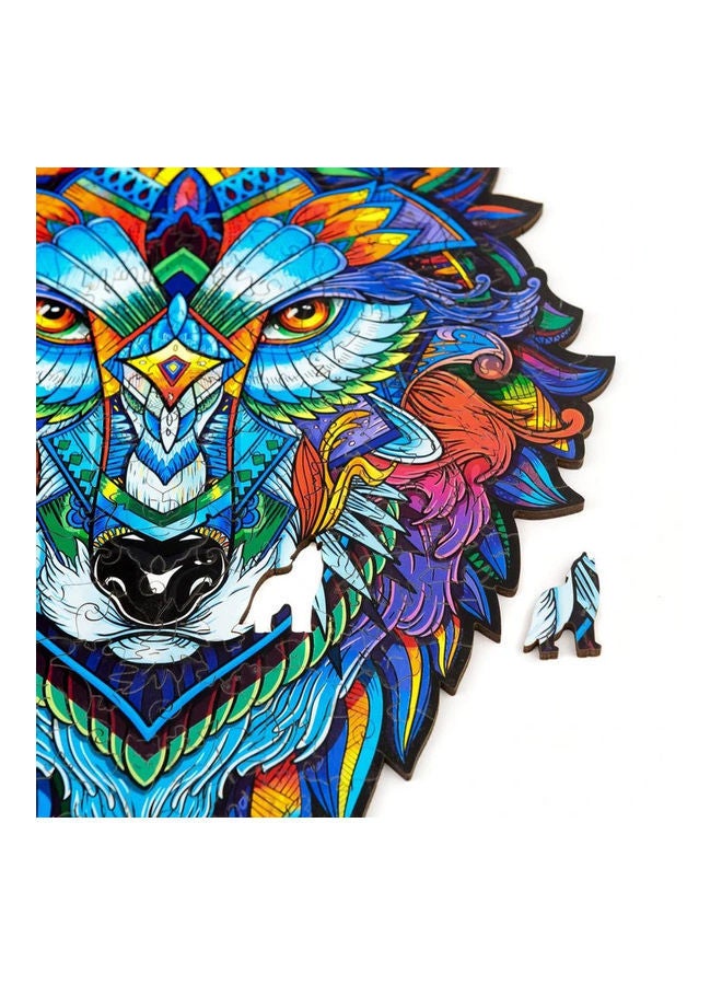 NIBEMINENT 187-Piece Animal Shape Wooden Jigsaw Puzzle - Image 3