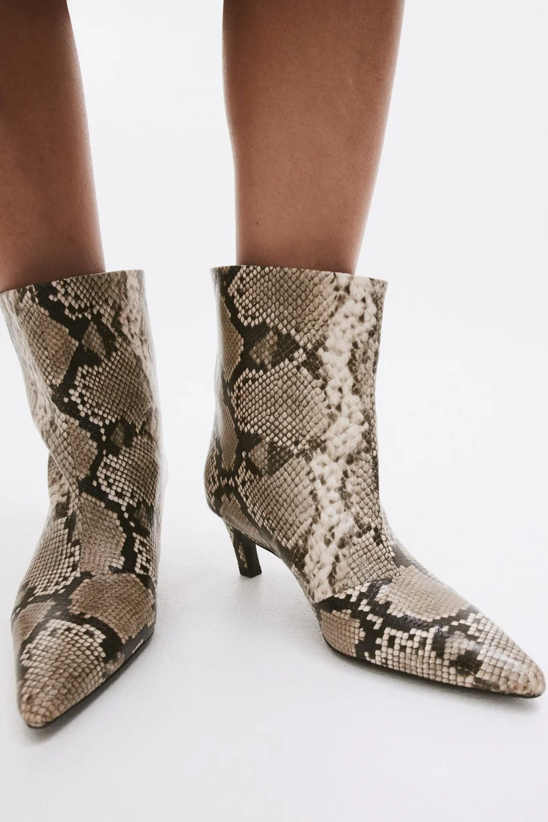 H&M Heeled ankle boots