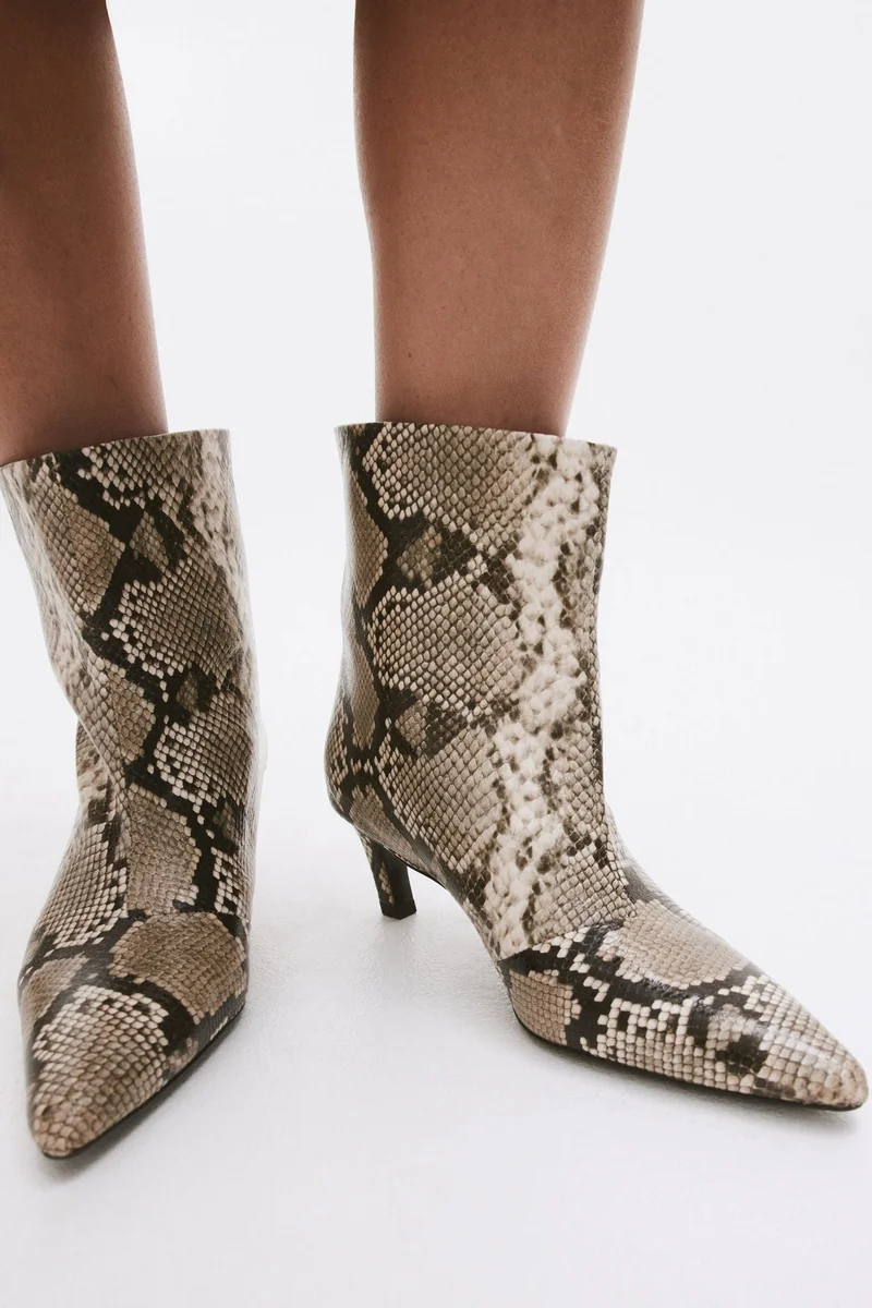 H&M Heeled ankle boots