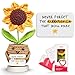Gossby Inspirational Gift Positive Sunflower Doll Crochet Never Forget The Difference That You Make Appreciation Positive Gift for Women Friend Sister Coworker Mothers Day Birthday Present - Image 3