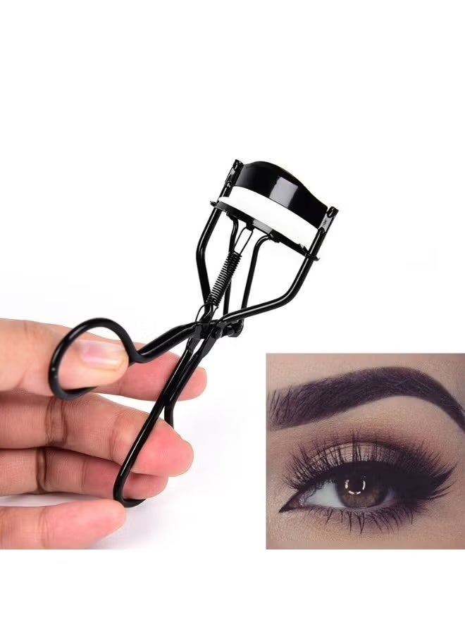 مكبس رموش احترافي من الفولاذ المقاوم للصدأ لتجعيد مثالي للرموش لون أسود - Image 2