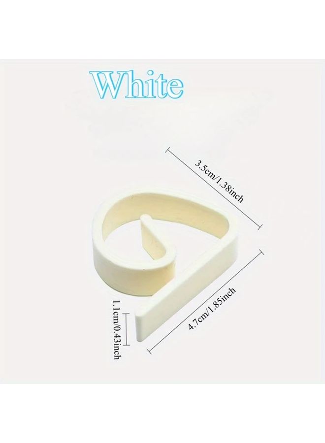 Transparent Tablecloth Clips 12pcs Windproof Anti Slip Durable Plastic Table Runner Holders - Image 3
