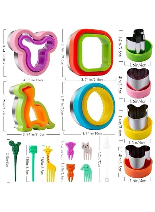 MIXDE Sandwich Cutter and Sealer, Sandwich Cutter for Kids, Decruster Sandwich Maker, Great for Lunchbox and Bento Box - Boys and Girls Kids Lunch (22)  - Image 3
