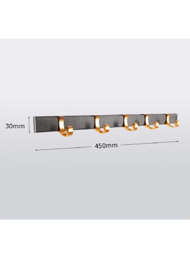 Wall Hook Gold/Black 45x3x4cm - Image 2