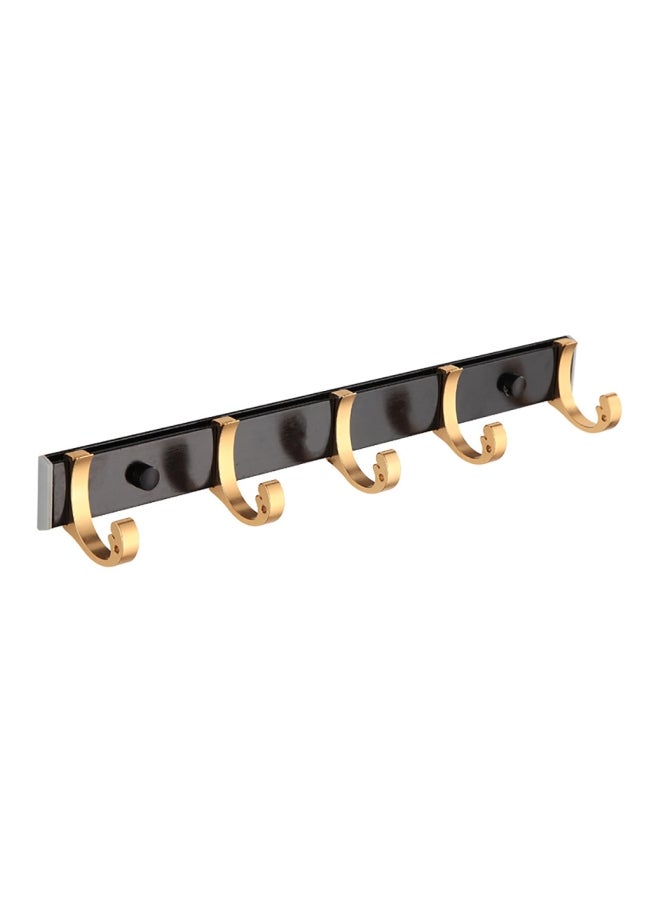 Wall Hook Gold/Black 45x3x4cm - Image 1
