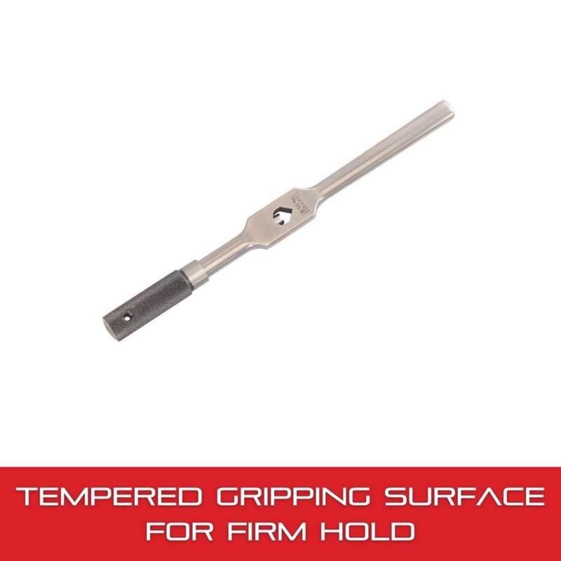 Starrett Tap Wrench with Tempered Gripping Surfaces  31612 47127mm Capacity Tap Size 9 225mm Body Length 532932 47mm Square Shank  91B - Image 4