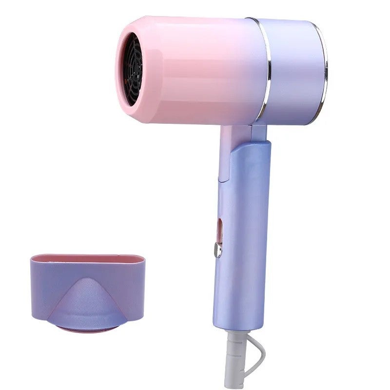 Bluejw Mini Folding Hair Dryer, Travel Size Blow Dryer for Home, Dormitory Use, Strong Wind, Hair Care, Foldable Hairdryer - Image 2
