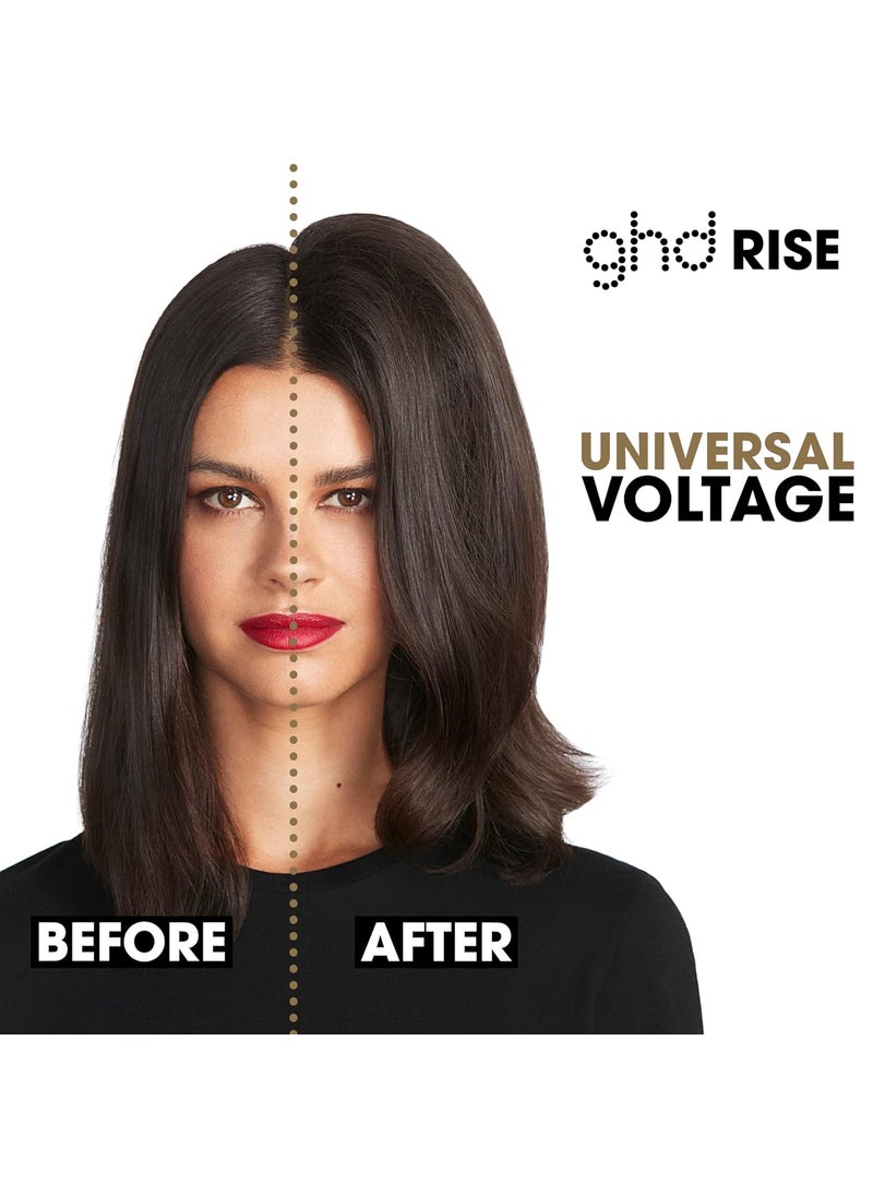 ghd ghd Rise Volumizing Hot Hair Brush  Professional Volumizing Hot Hair Brush for Dry Hair for Maximum Lift with SaferforHair Optimum Styling Temperature  Black  - Image 5